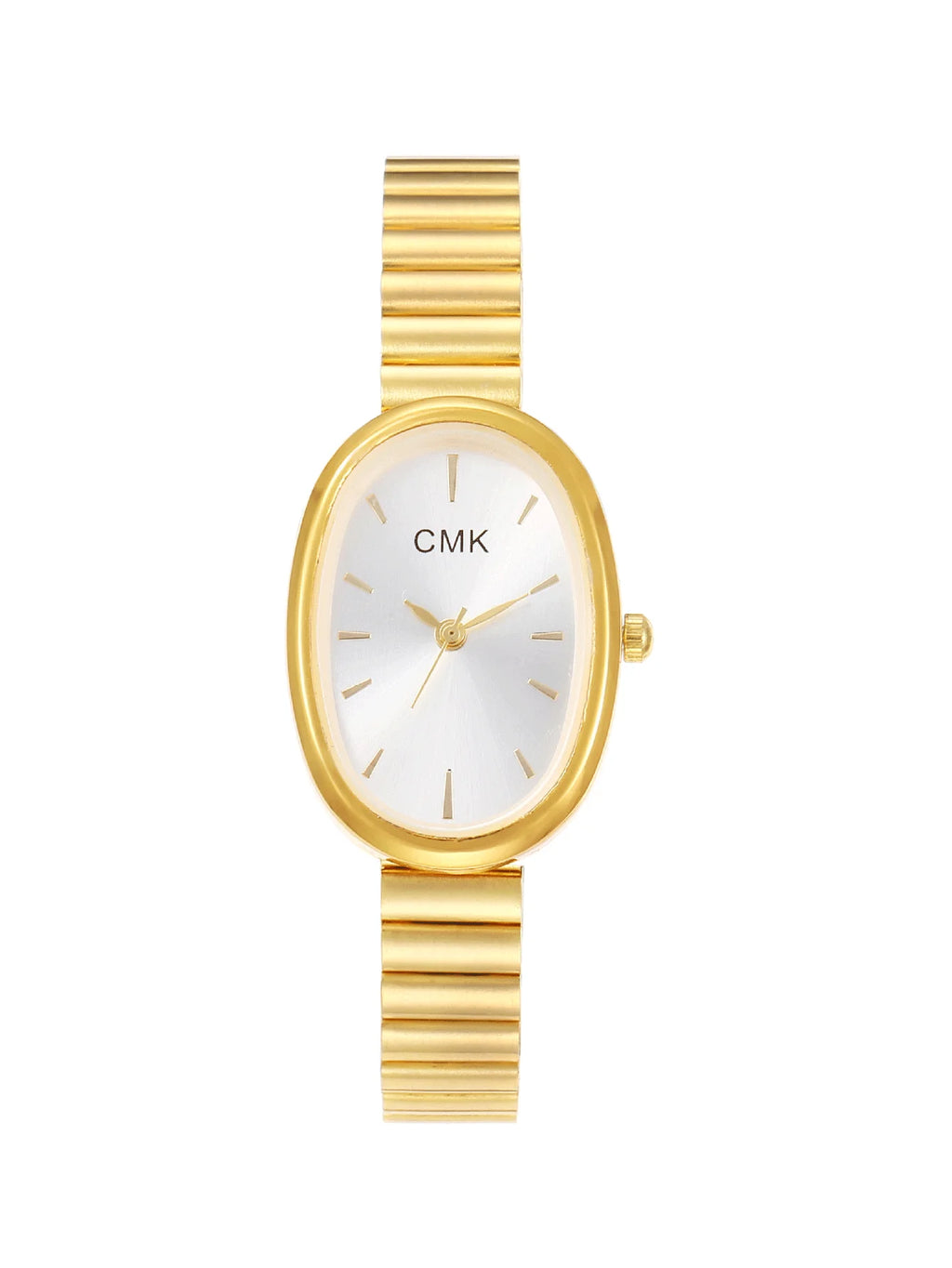 2-piece oval quartz watch set for women's light luxury casual women's watch alloy movement women's watch set Qme
