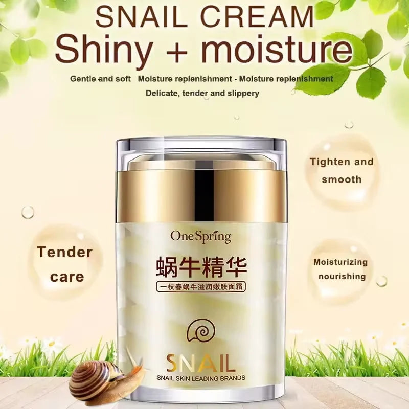 Skincare Set Snail Collagen Cream Anti Aging Whiten Skin Face Cream Fade Dark Eye Circles Remove Eye Bags Eye Serum Qme