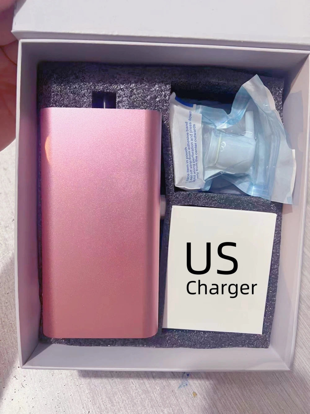 ROKYO Automatic Portable Tattoo Needle Cleaner Washer Identification Induction Strong Convenient Tattoo Cleaning Machine Qme Pink US Charger