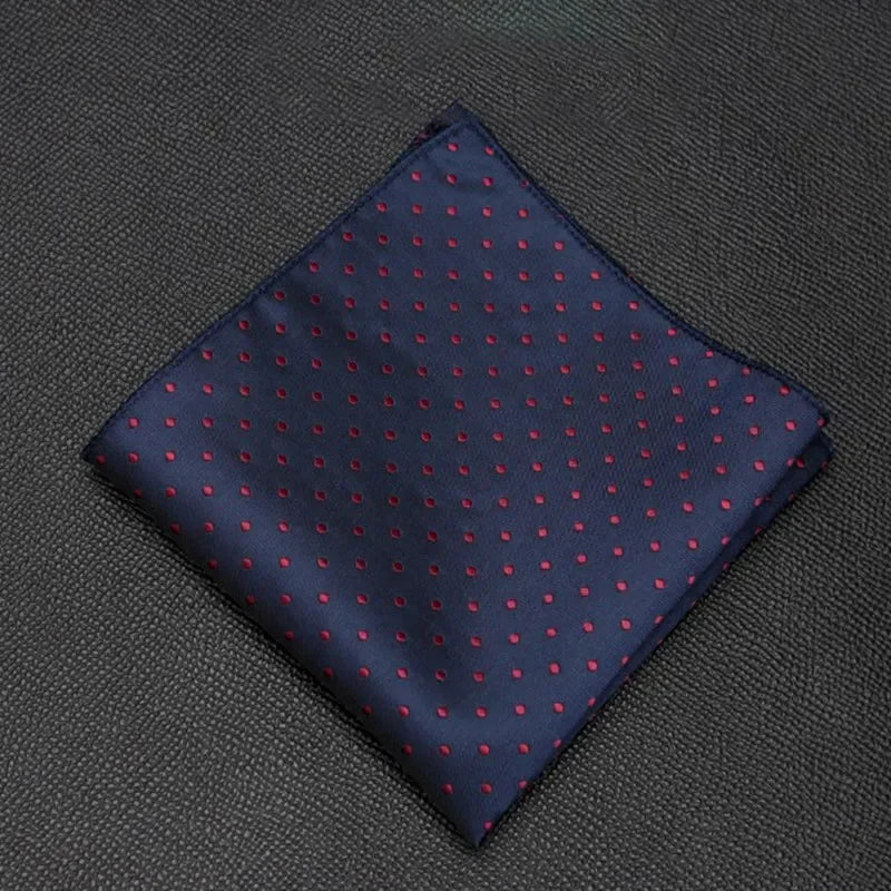 Men Pocket Square Suits Hanky Plaid Handkerchiefs Casual Suit