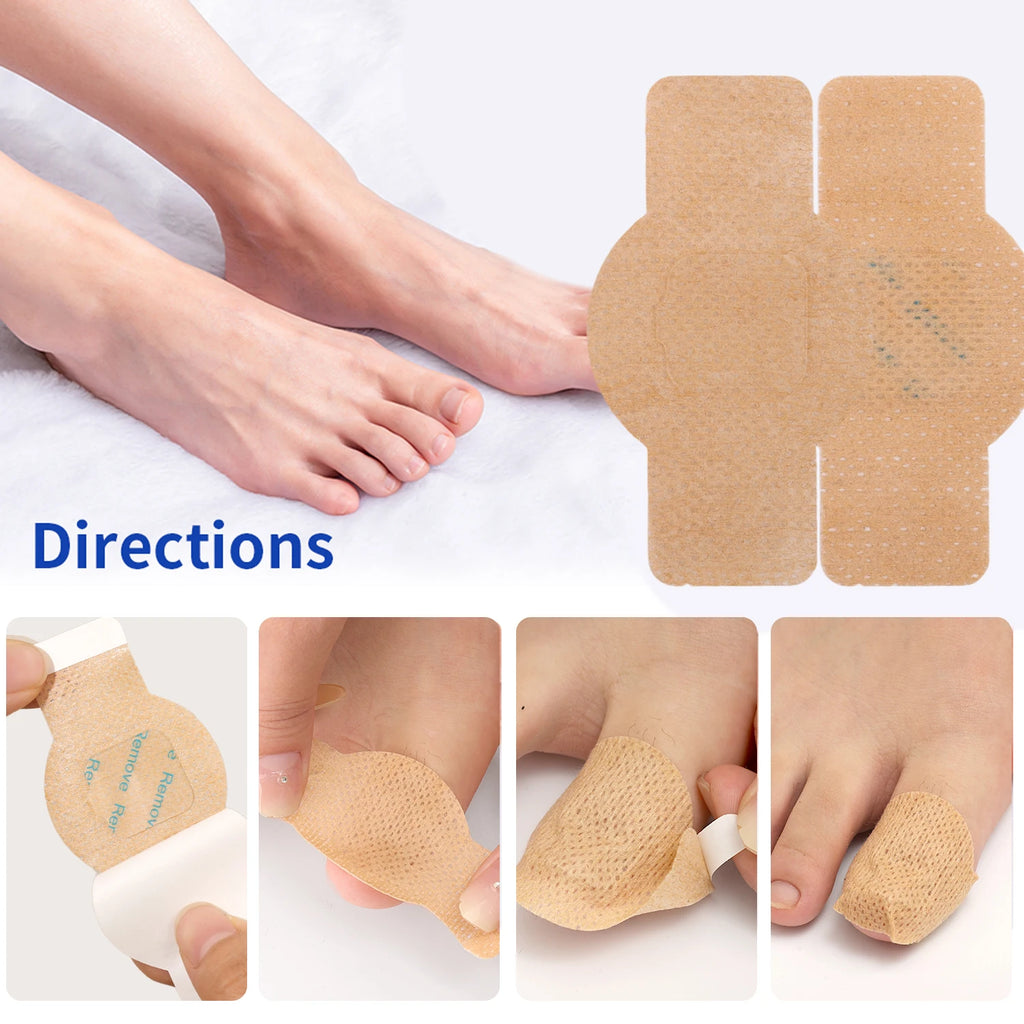 Waterproof Nail Surface Patch Toe Adjust Stickers Damaged Daily Foot Qme