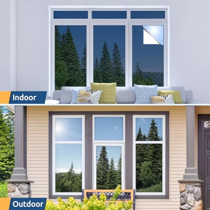 Window Heat Insulation Film UV Protection Film Thickened Sunshade Film And Privacy Film Are Suitable For Family Living Rooms. Qme