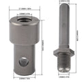 1*Round Handle Earth Auger Adapter Tool 4 Interface Types For Impact Wrench Hammer Machine Garden Auger Drill Connector Qme C