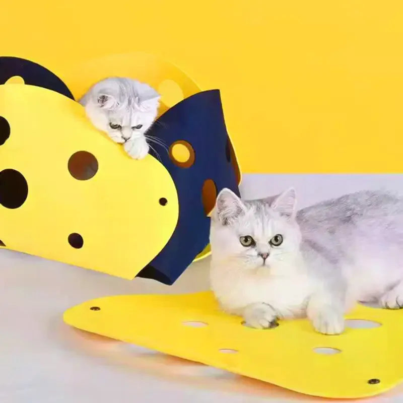 Splicing Cat Toy Felt Pom Nest Deformable Kitten Tunnel Collapsible Qme