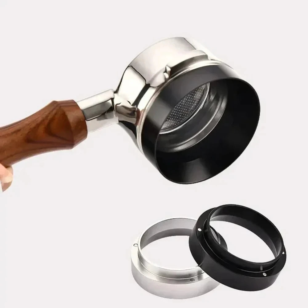 51mm 53mm 58mm Magnetic Espresso Dosing Ring Aluminum Dosing Funnel Perfect Fit For Coffee Brewer Accessories Qme
