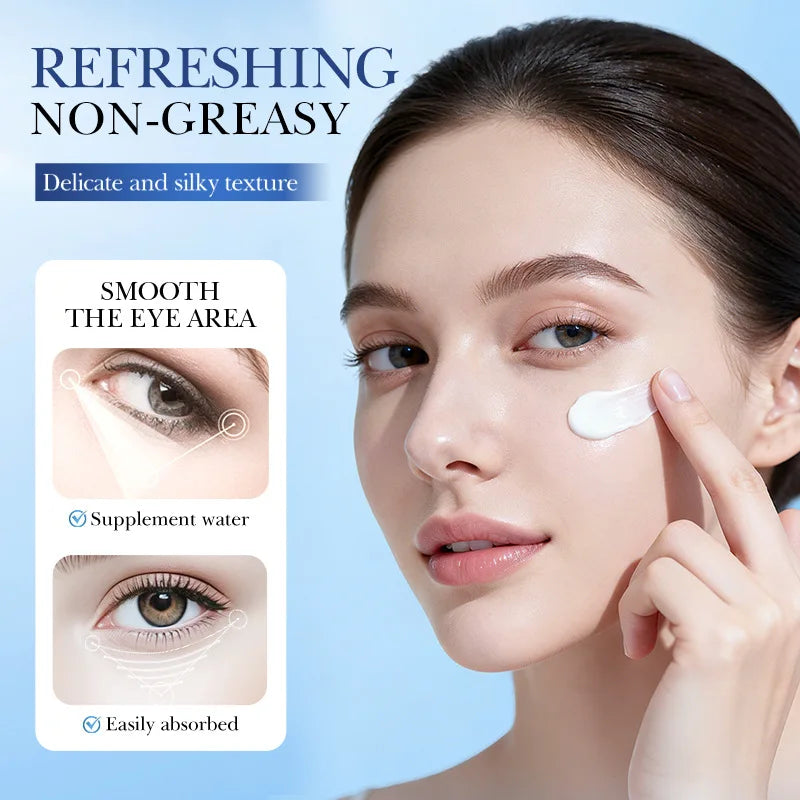 SADOER Glutathione Multi-Brightening Eye Cream Niacinamide Suitable for Sensitive Skin Firms and Reduces Dark Circles Qme