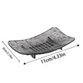 1pc Bathroom Soap Dishes Strong Load-Bearing Soap Holder Soap Dishes Long-Lasting Non-Slip Base Soap Saver Soap Tray For Family Qme Gray S