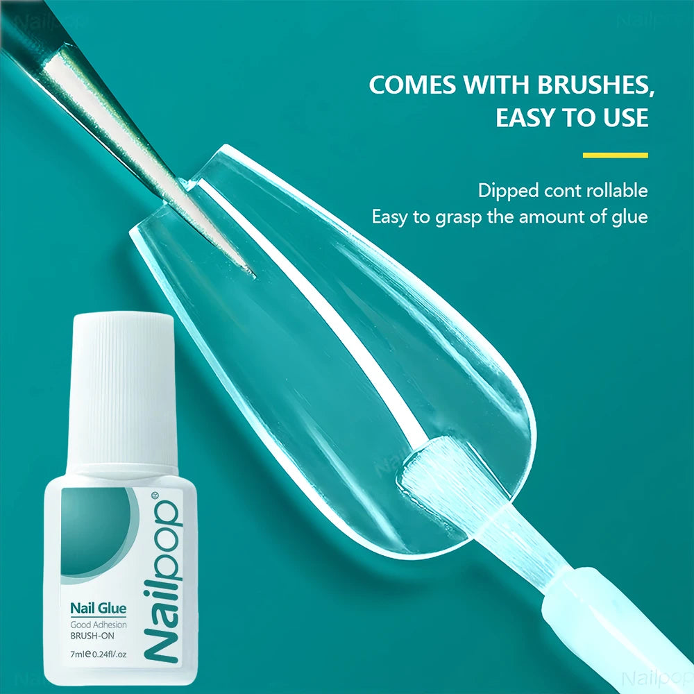 Nailpop Nail Glue 2 Strong Adhesive Fast Drying Long Lasting Qme
