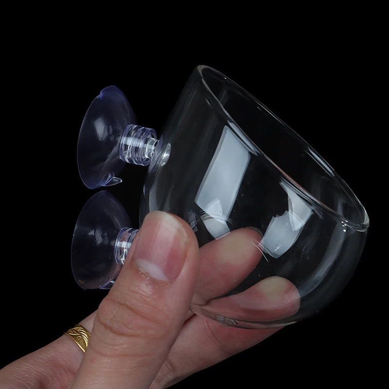 Cultivation Cup Aquatic Plant Cup Pot with Suction Cups for Fish Tank Aquarium. Qme