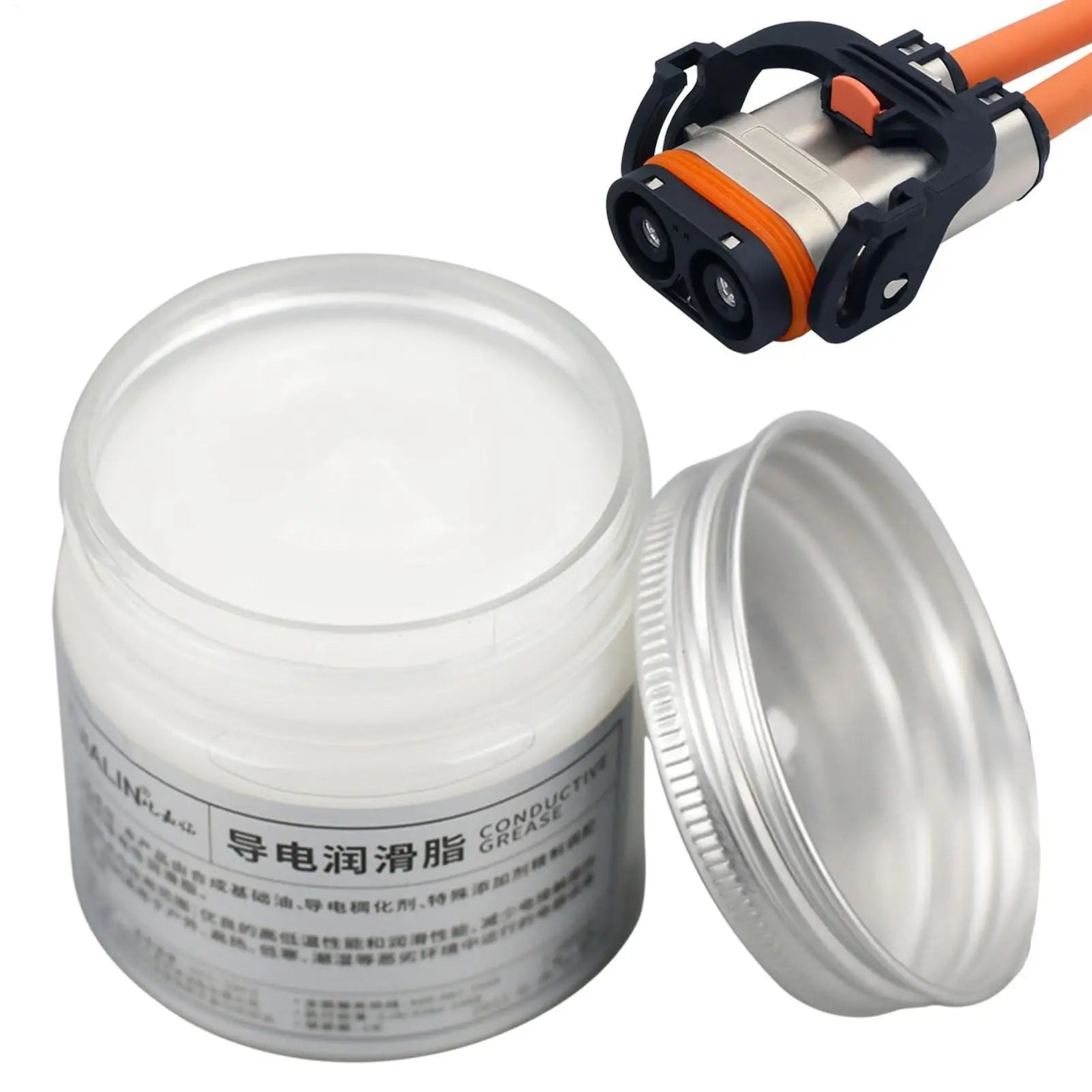 Electric Conductive Grease Conductive Gel & Lubrication 100g Grease For Low Resistance Value For Household Appliances & Power Qme