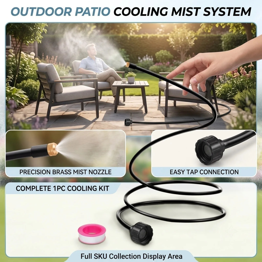 Multifunction Hose Sprayer for Patio Garden Backyard Pool and Chicken Coop Foldable Wear-resistant Hose Qme B