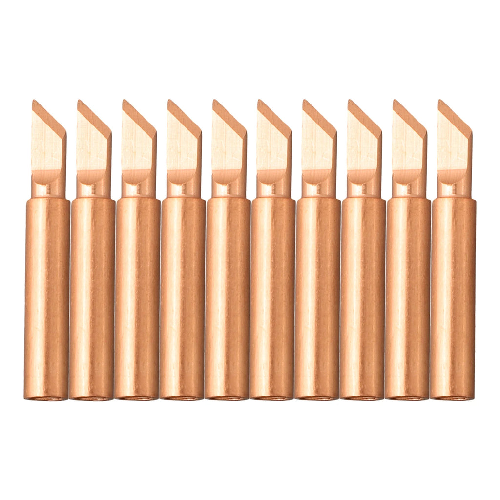 10pcs Soldering Iron Tip Versatile Copper Soldering Iron Tips 900M T K Perfect For Various Electronic Repairs Qme