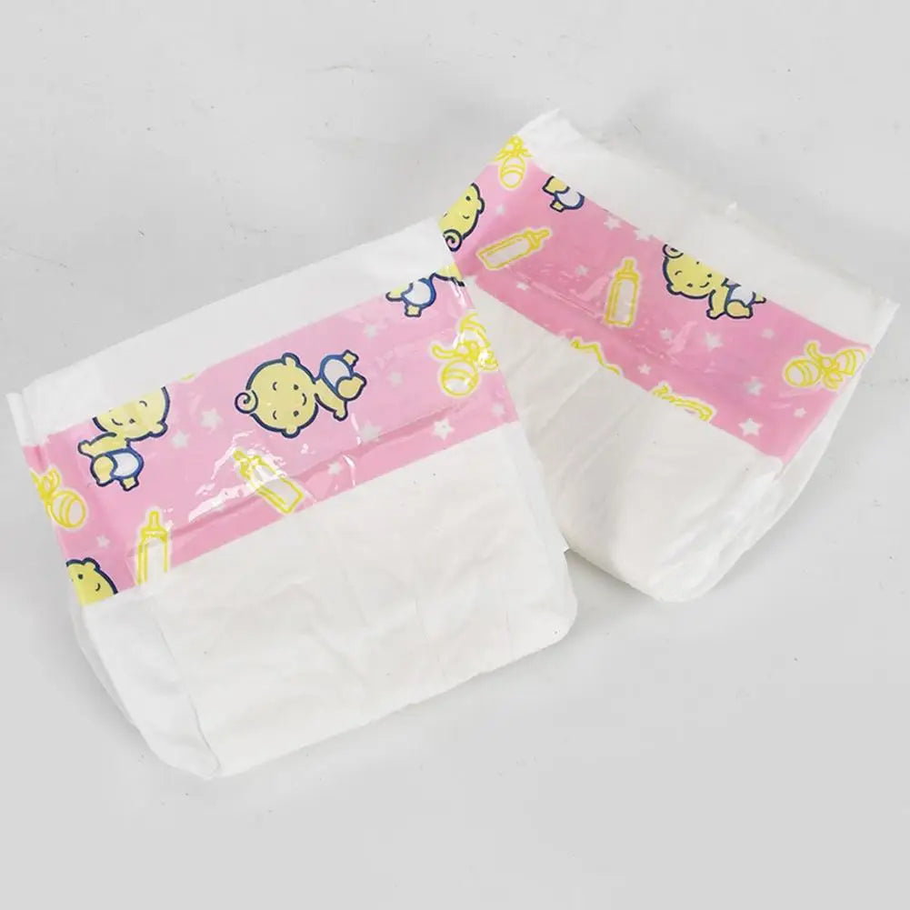 Baby Doll Diapers 10 Reborn Dolls Refill Reusable Aby Accessories Qme
