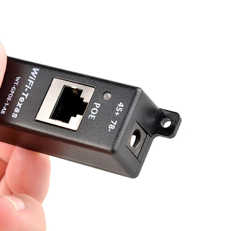 1PCS 1-Port Gigabit POE Midspan Injector A.B Mode with 90W POE Module for Ethernet Power Supply Qme