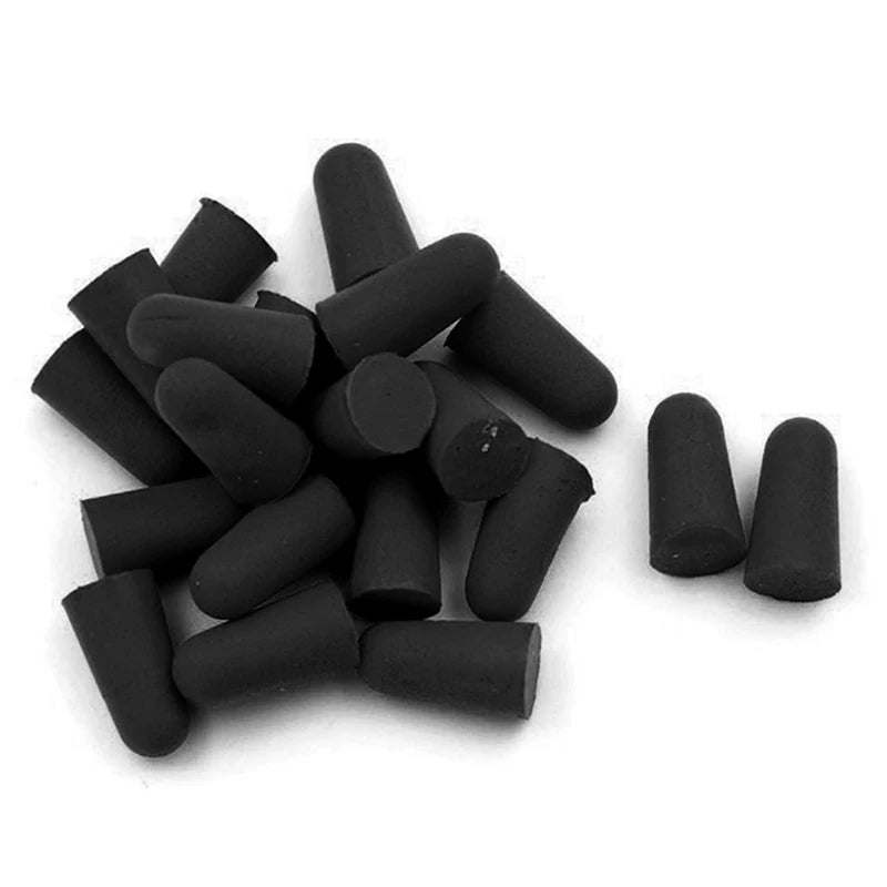Sponge Foam Ear Plugs Anti Noise Snore Earplug Comfortable Study Sleep Qme 20Pcs
