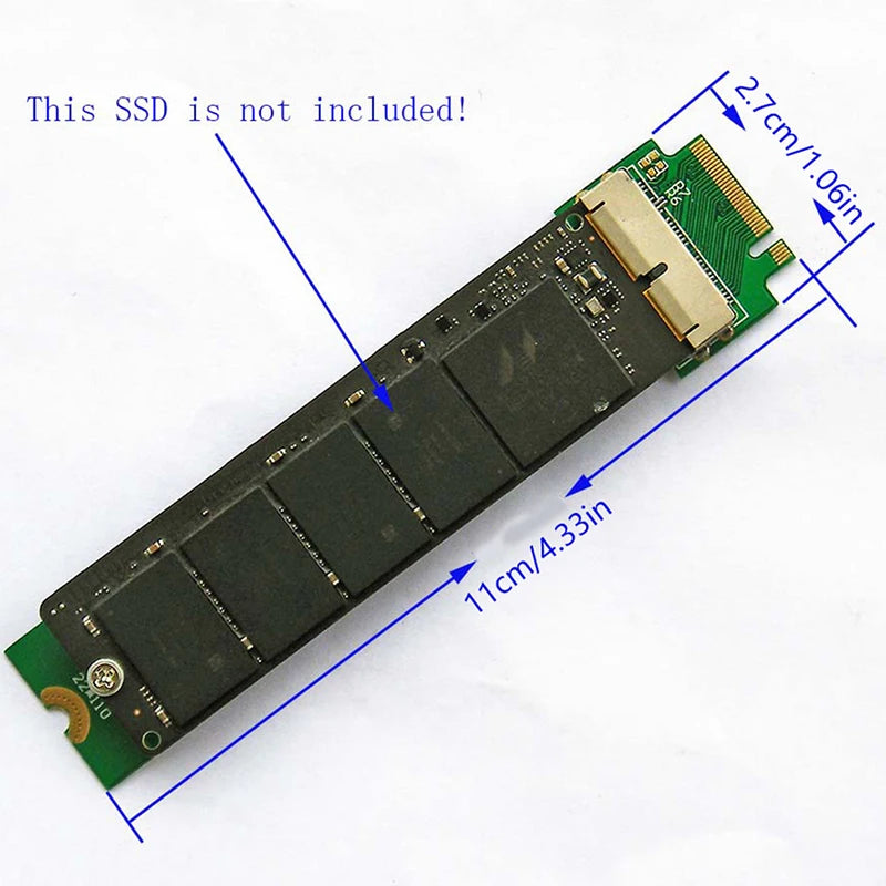 PCI-e Adapter Converter Card Computer Accessories C26 Macbook Air Qme Onesize