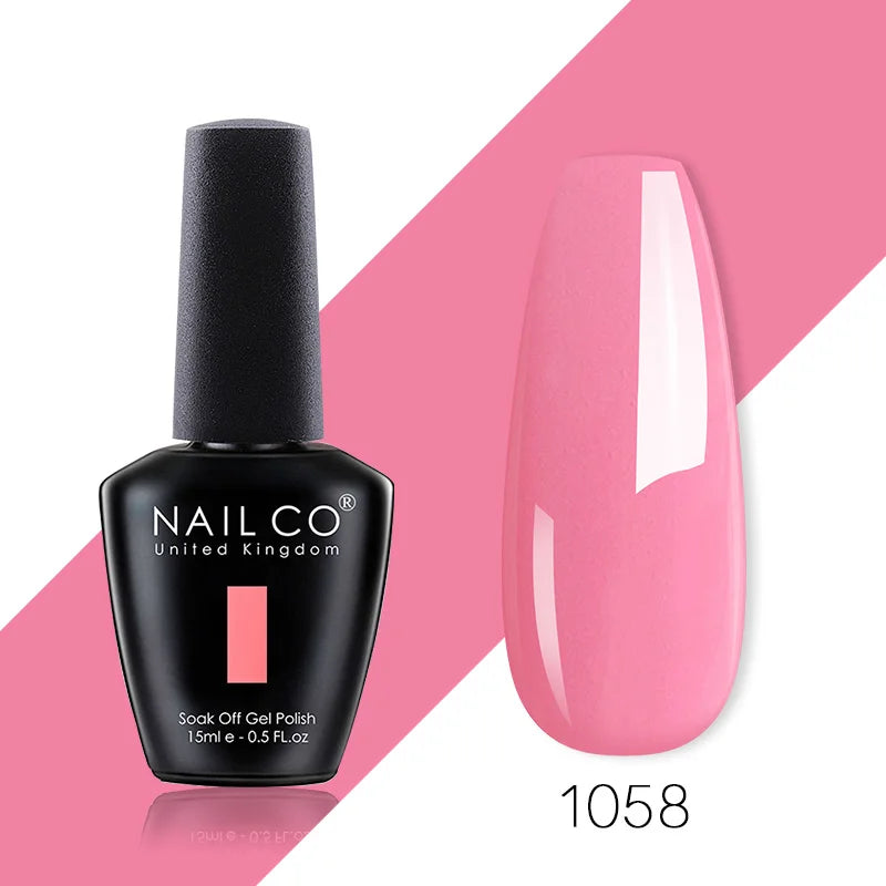 NAILCO 85 Colors Nail Gel UV LED Lacquer Manicure Varnish Hybrid Semi