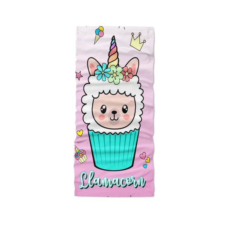 Cute Cartoon Sheep Headdress Romantic 3D Printing Female Summer Qme sytle13 One Size >8Y