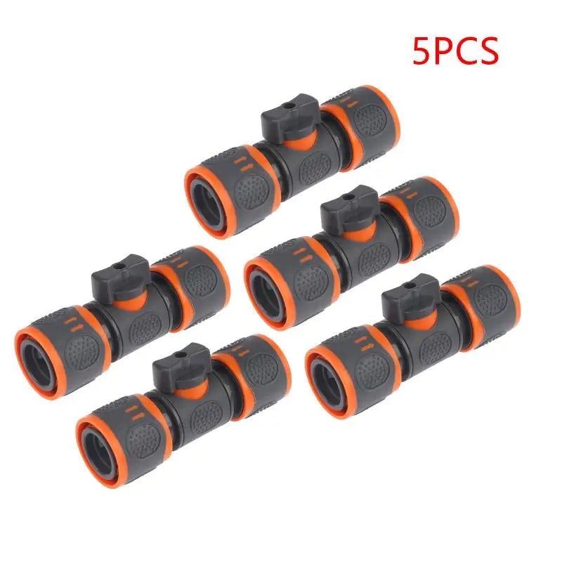 1PC Quick-connect Straight-through Valve With Switch, Quick-connect Water Pipe, Hose, Water Connector, Accessories Qme 5Pcs