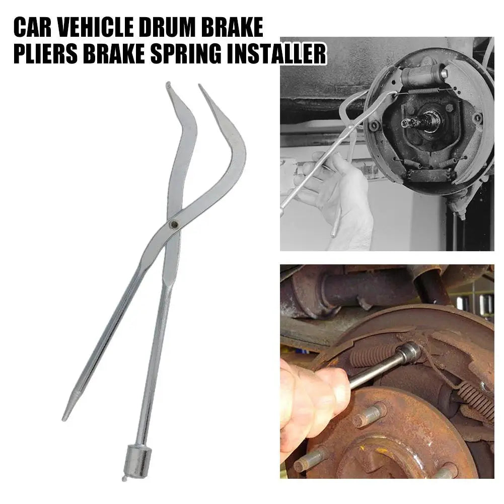 Car Drum Brake Pipeline Brake Shoe Return Spring Repair Vehicle Disassembly Tool Workshop Tool Installation Tool Plier Qme