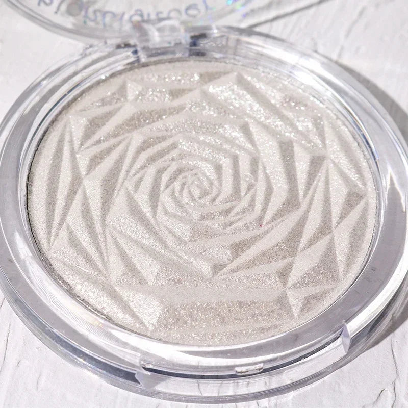 6 Colors Diamond Highlighter Powder Palette Glitter Face Contour Brighten Makeup Shimmer Ultra-concentrated Illuminate Cosmetic Qme 01