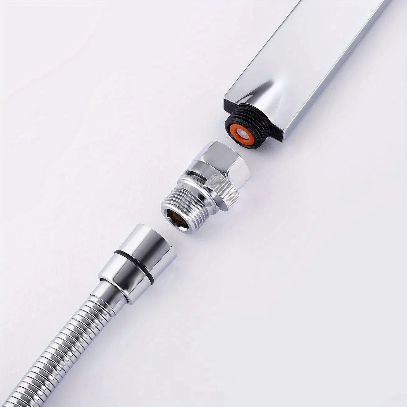 1/2 Inch Shower Shut Off Valve, Quick Adjust Water Flow Control Valve For Handheld Shower Head Hose Qme