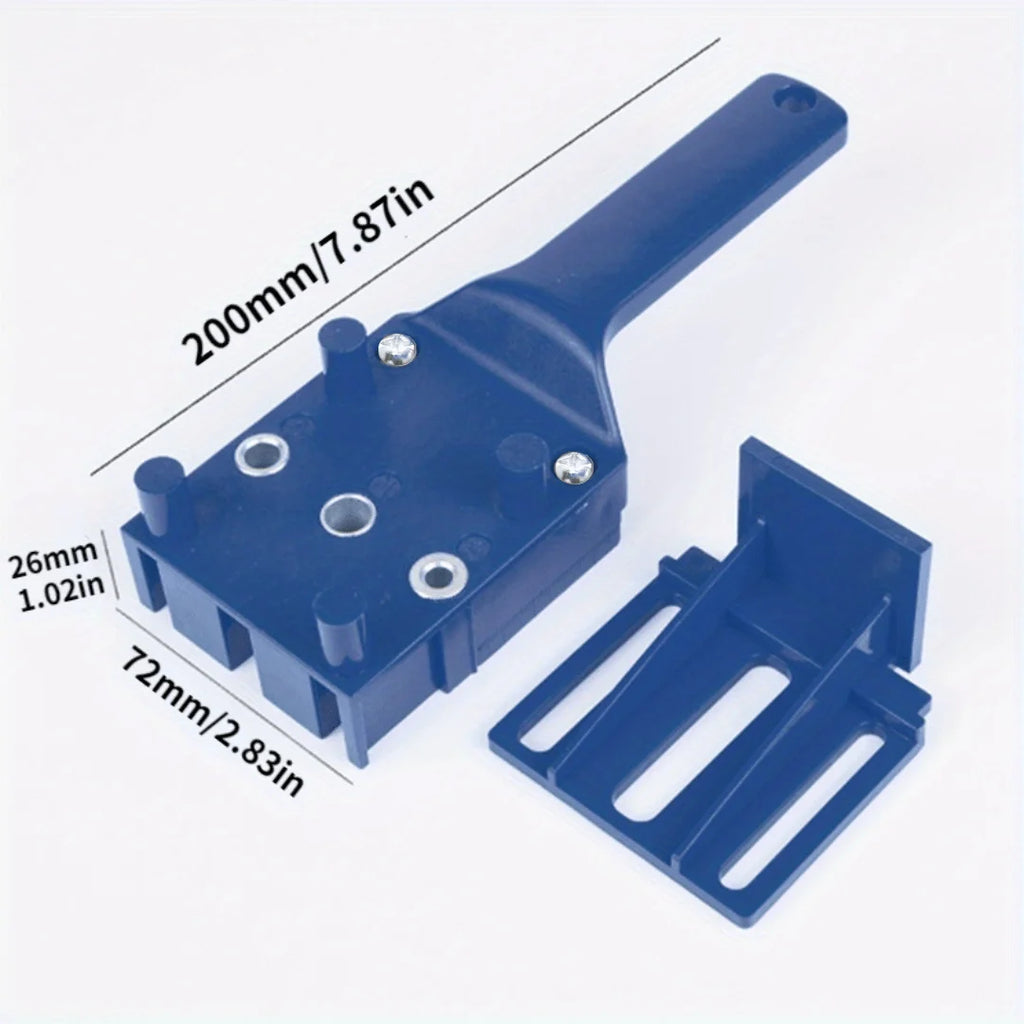 Wood Drilling Locator Jig Handheld Hole Punch Guide Positioning Tool Plastic Drill Guide Template For Woodworking Hole Drilling Qme