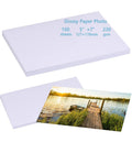 3.5"x5", 4"x6", 5"x7", 6"x8",8"x10" Glossy Paper Photo for Dye Ink Printer, 230gsm Inkjet Printing Photo Paper for Life Record Qme 5x7inch-100sheets