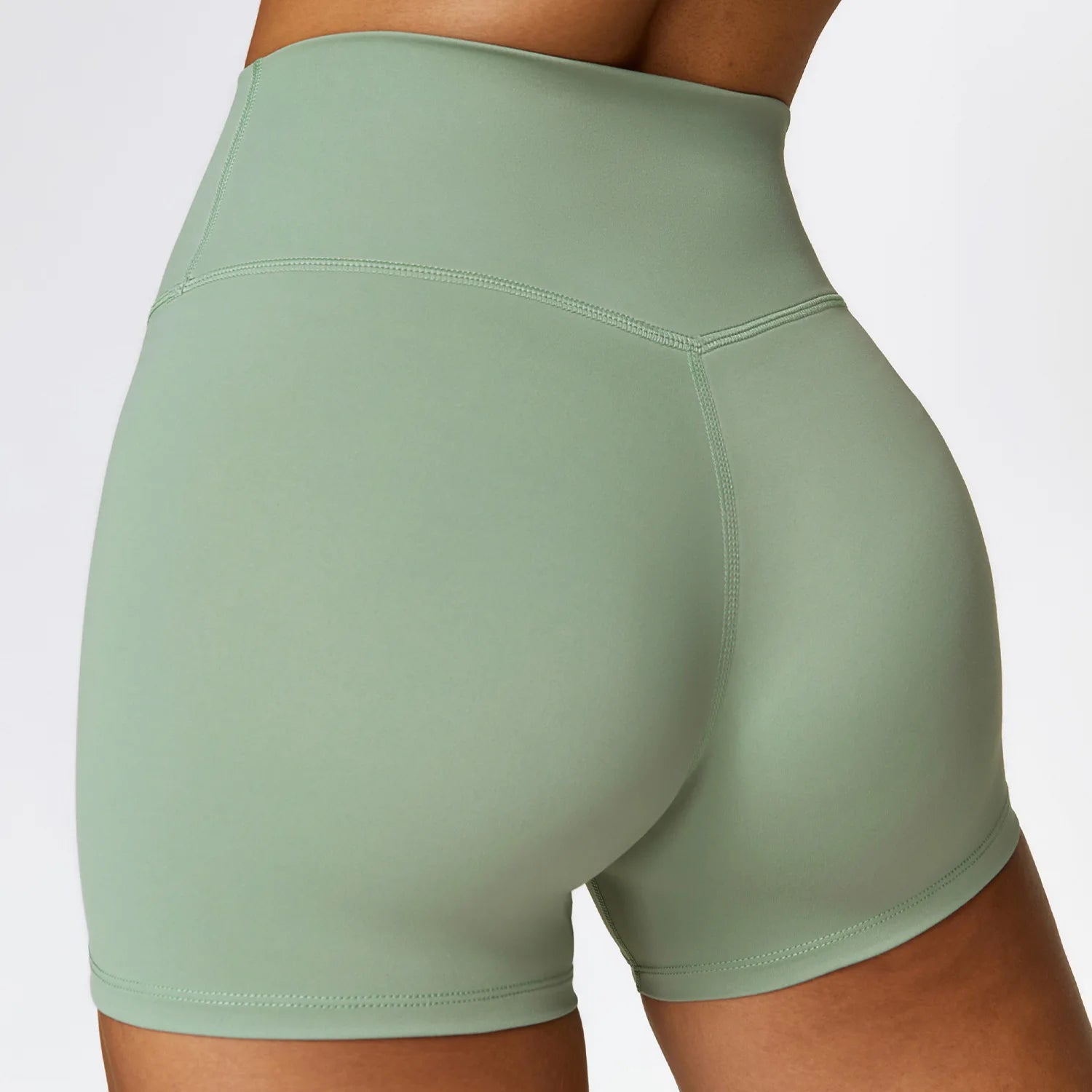 A Women's Summer Shorts Low Waist Seamless Shorts Gym Shorts Yoga Shorts Running Shorts and High Stretch Cycling Training Shorts Qme