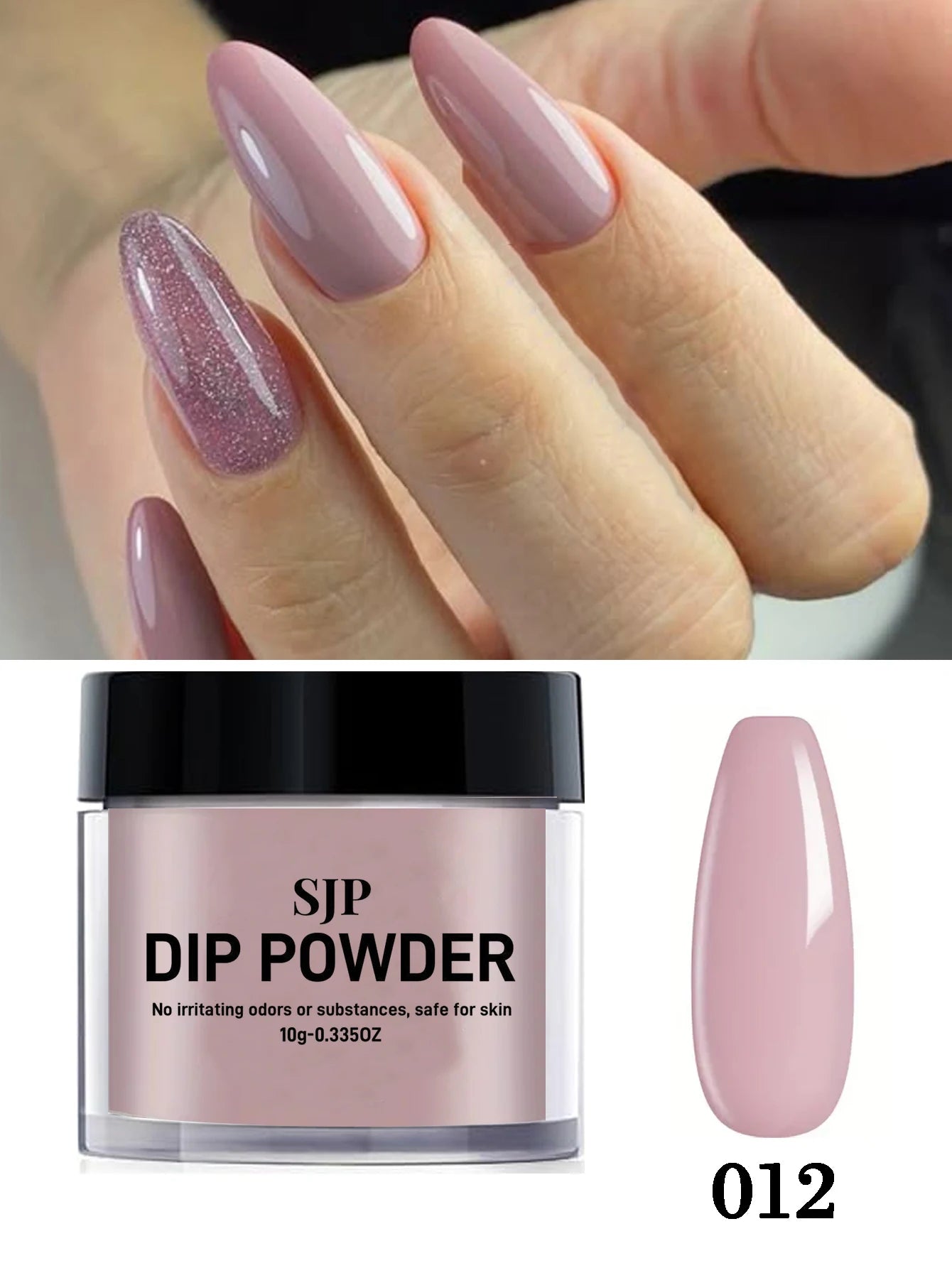 Dip Powder Nail French Manicure Suitable Home Salon DIY Long Lasting Qme 12