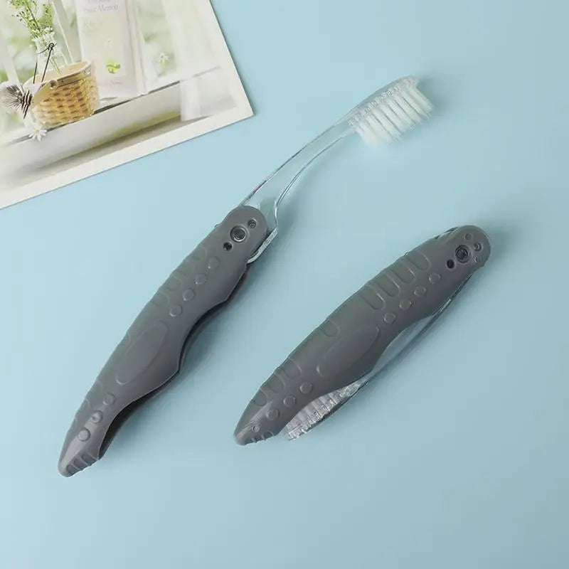 Travel Folding Toothbrush Portable Multi Collapsable Brush Trip Daily Qme