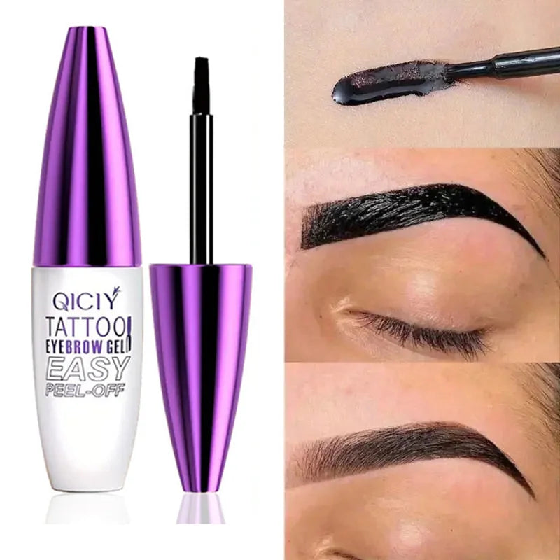 Tear Off Eyebrow Gel Long-lasting Fixing Waterproof Sweat Proof Qme