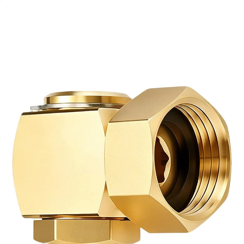 Swivel Hose Connector Pipe Rotating Fitting Connector Rotatable Hose Elbow Replacement For Garden Lawn Patio Backyard Outdoor Qme