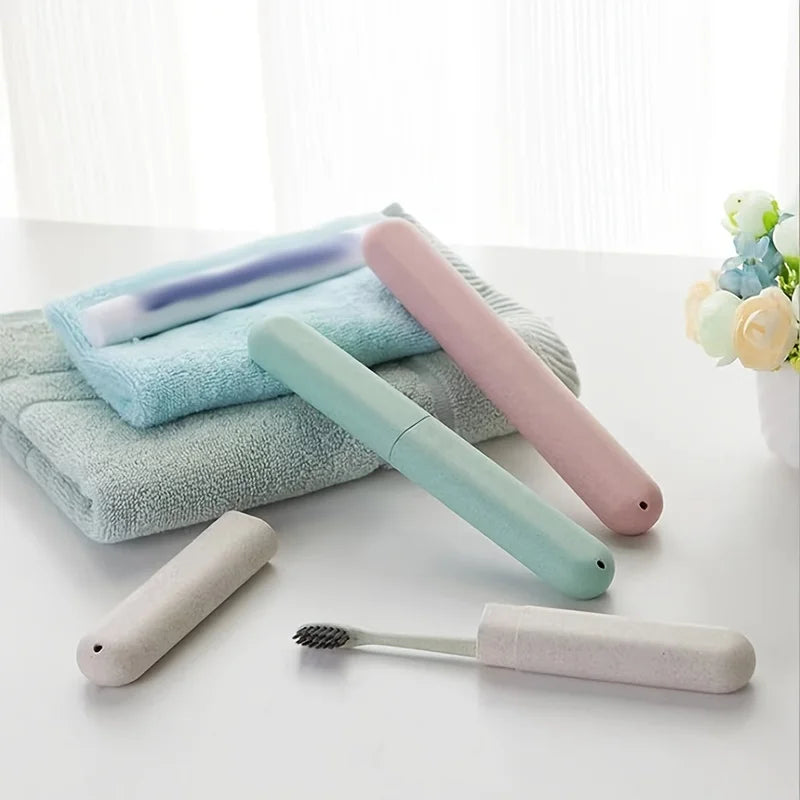 Simple Portable Toothbrush Dental Appliance Storage Box Business Trips Qme
