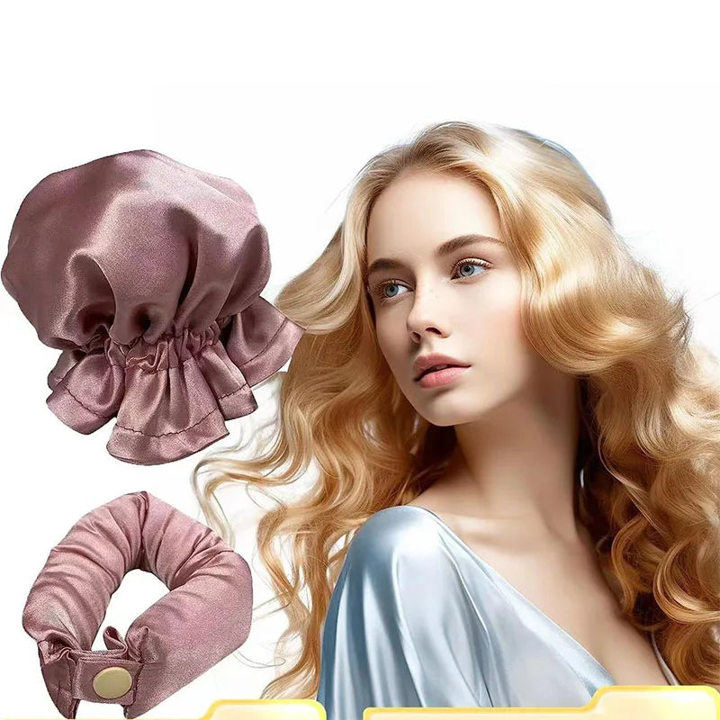 Heatless Curling Rod No Heat Hair Curler Silk Curls Soft Rollers Qme