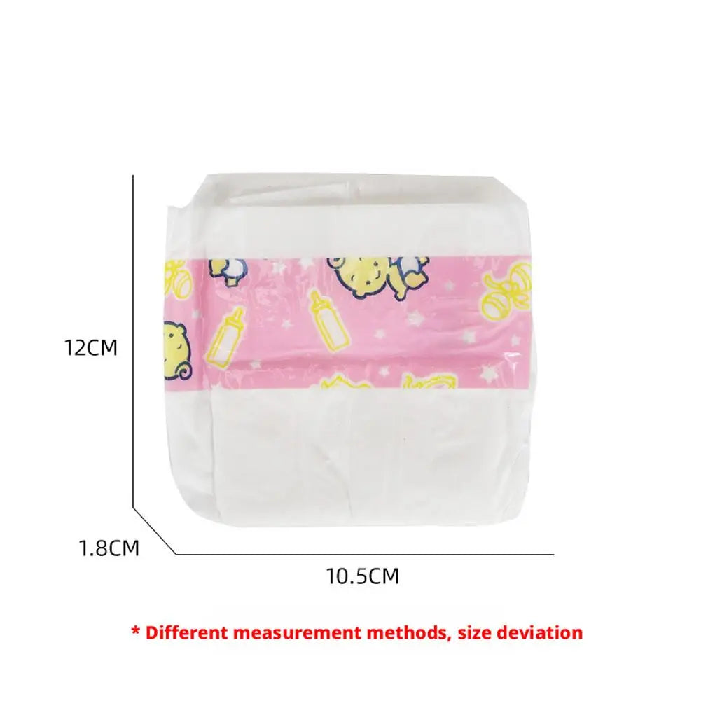 Baby Doll Diapers 10 Reborn Dolls Refill Reusable Aby Accessories Qme