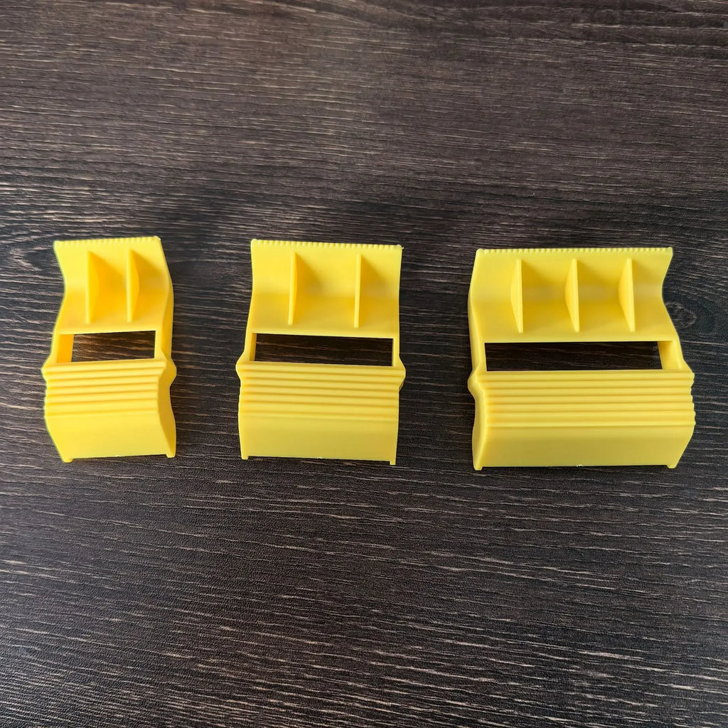 Tape dispenser, tape separator, small tape cutter, and spray paint accessory tape clamps Qme
