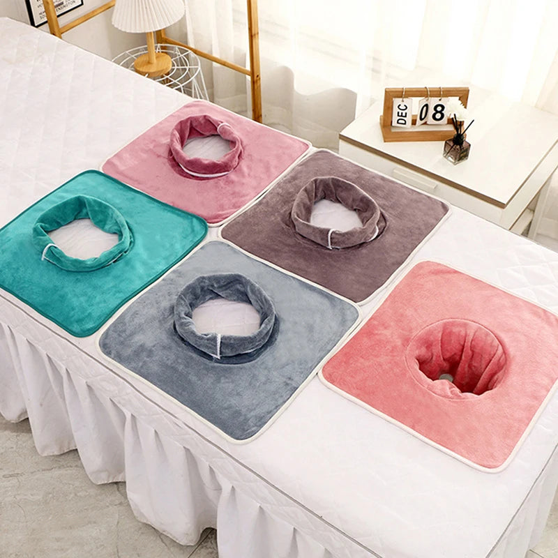 35 Velvet Thickened Beauty SPA Massage Table Planking Face Towel Qme