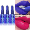 Blue Rose Lipstick Temperature Changing Lipstic Moisturizing Female Qme 3pcs