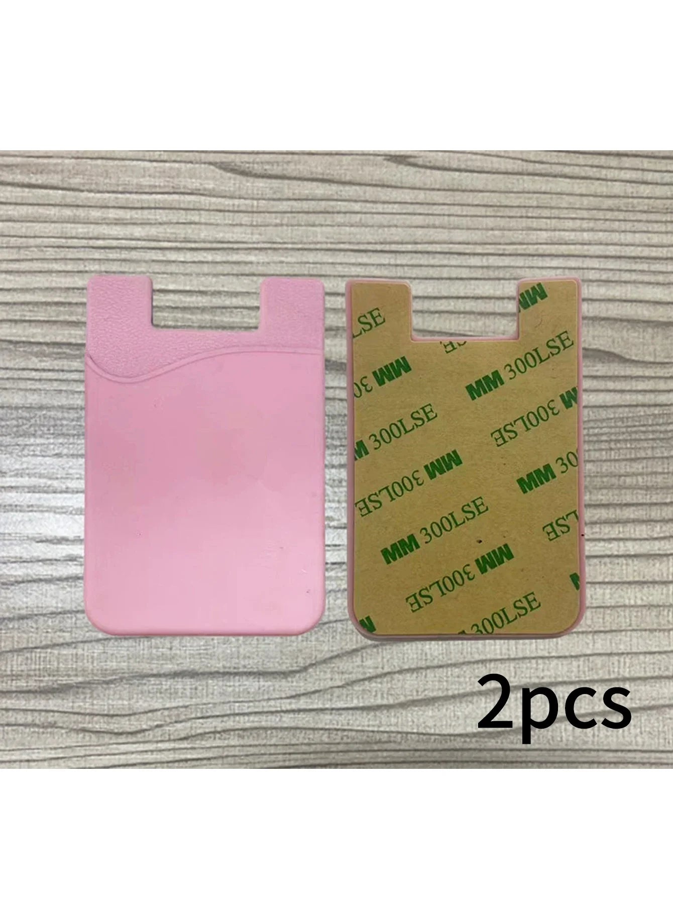 Silicone Phone Card Holder Bank Bus Id Sticker 2 Qme Pink