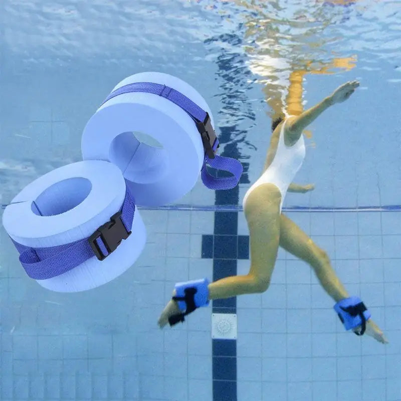 EVA Foam Swimming Float Ring Water Aerobics Aquatic Cuffs Ankle Arm Qme