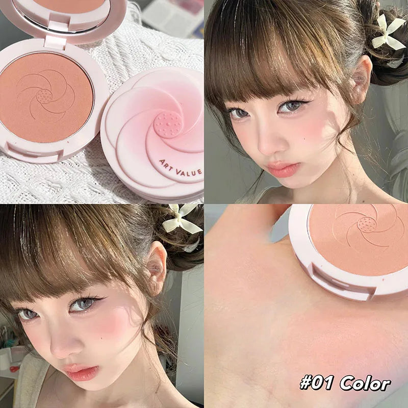 Art Value Pink Petal Blush Single Expanding Contracting Long-lasting Qme NO.A59-01