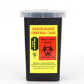 Barber Shop Accessories Feather Razor Blade Disposal Case Trash Can Qme Black China Mainland
