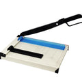Manual A4 Paper Cutter Paper Trimmer Cutting Machine Paper Slicer with Blade for Paper Plastic Sheet Home Office Craft Tool Qme Wht-Blk