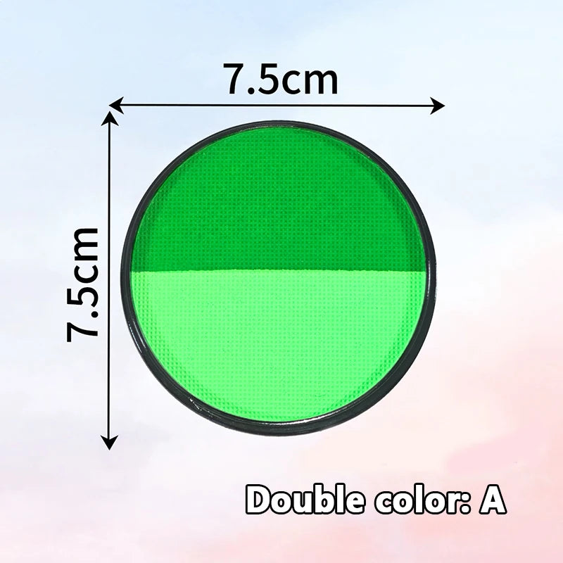 Multicolor Watercolor Face Paint Dual-tone Easy Wash Water-based Body Qme A