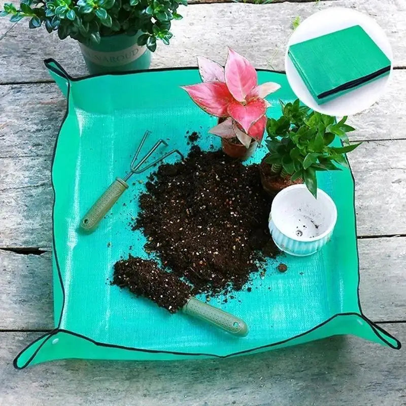 Plant Regeneration Mat Waterproof Transplant Portable Square Foldable Qme