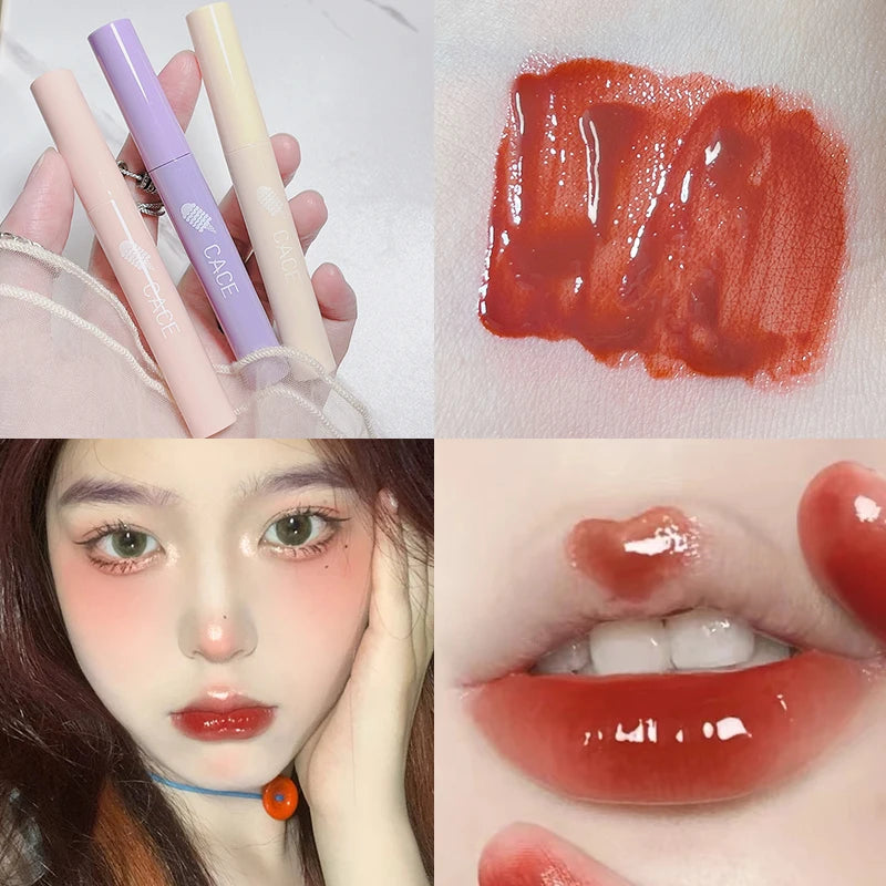 6PCS/Set Matte Liquid Lipstick Sets Lip Glaze Tube Waterproof Long Lasting Moisturizing Sexy Red Lip Gloss Cosmetic Kit Lip Tint Qme