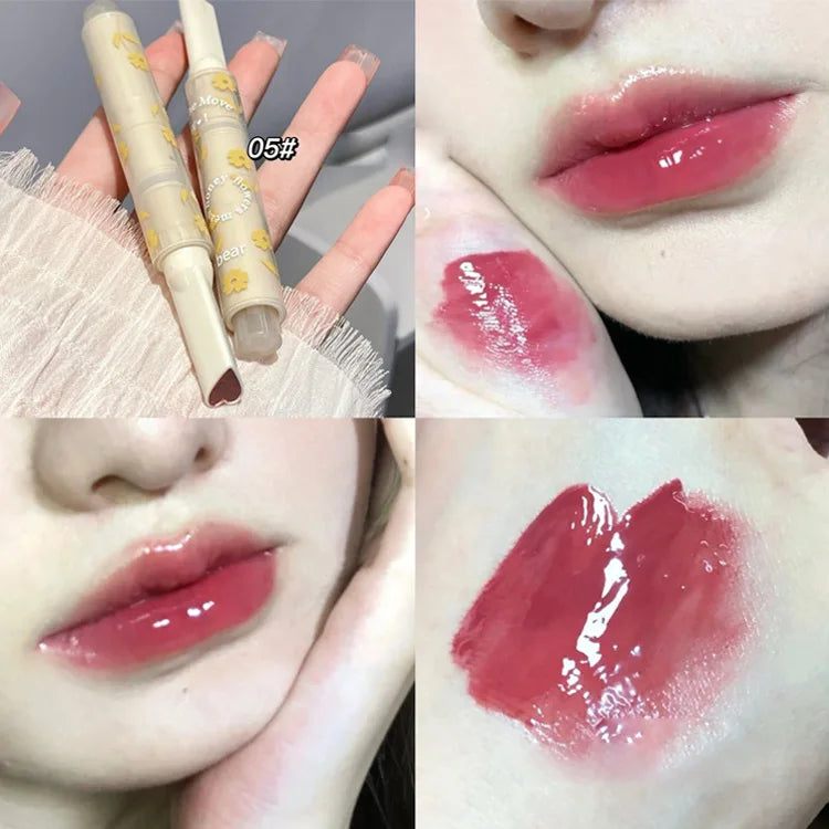 Gege Bear Flower Language Honey Heart Lipstick Love Shiny Qme GX1030-05