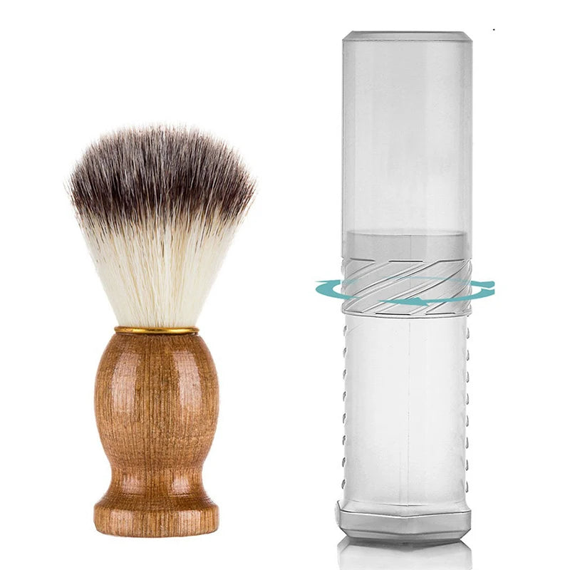 Lightweight Travel Case Shaving Brushes Portable Shave Brush Holder Qme