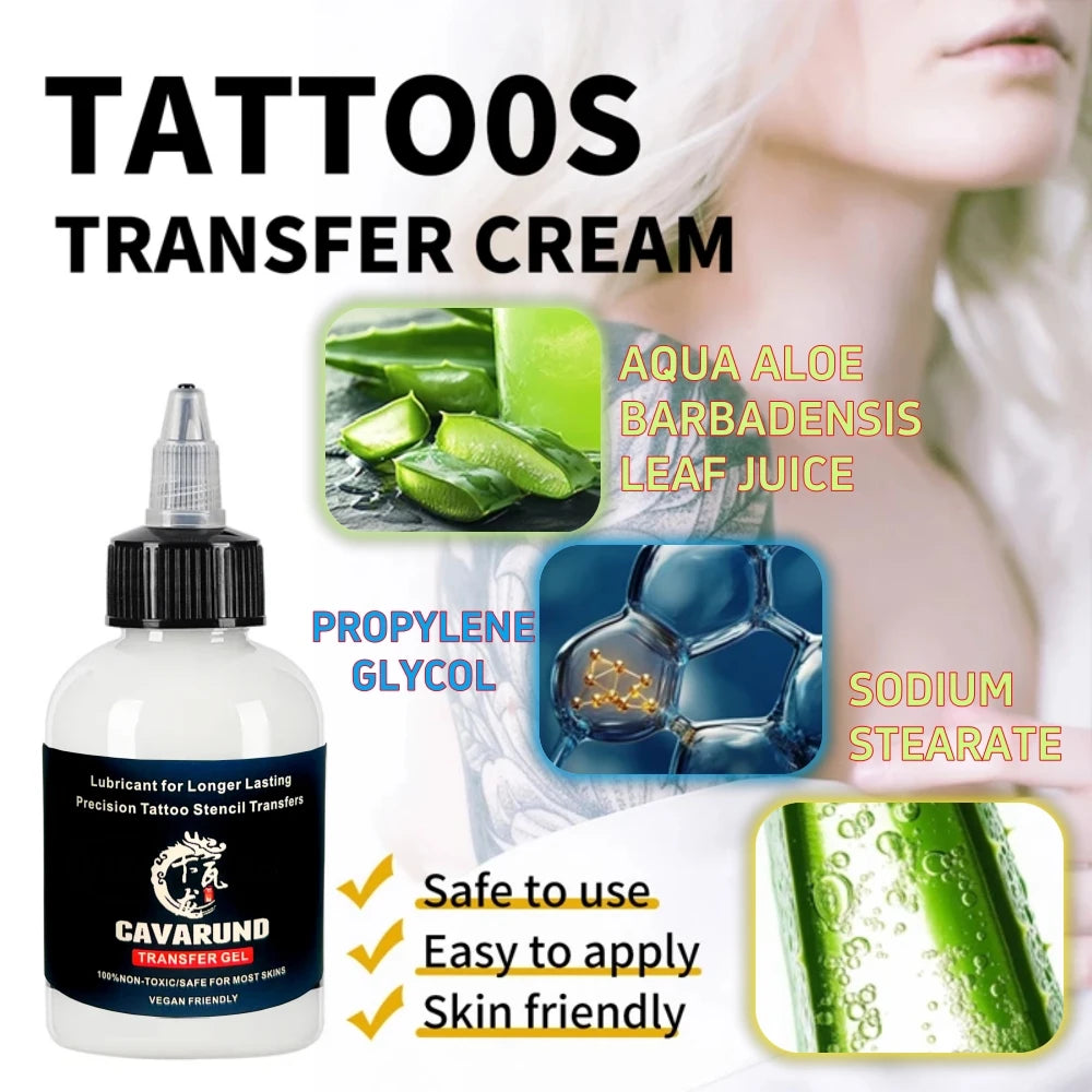 120ML 30ML Tattoo Transfer Gel Thermal Copier Professional Tattoo Stencil Magic Stuff Solution Cream Tattoo Supply Qme